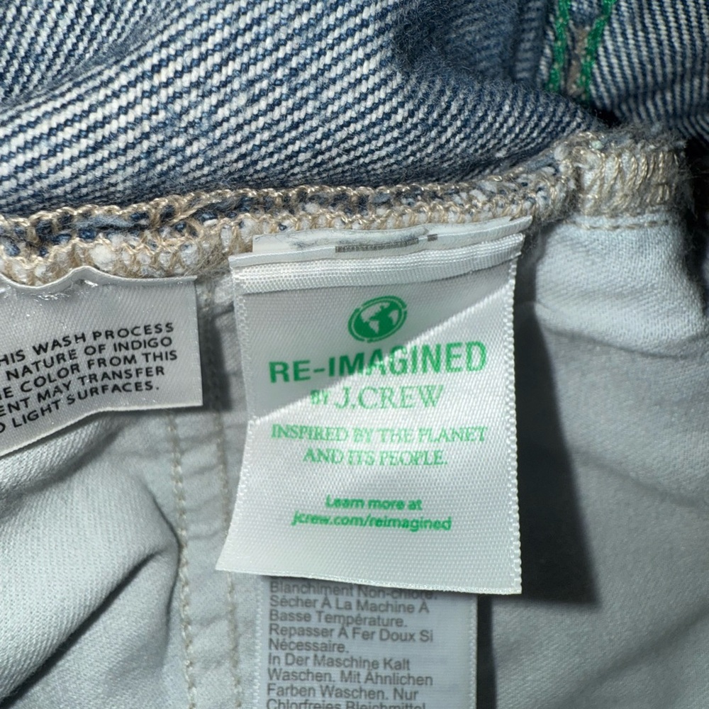J.Crew Slouchy Boyfriend Jean 👖 24P Petite Reimagined Denim - Picture 9 of 10